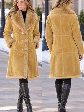 ADLER Genuine Suede Leather Coat